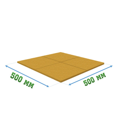 Покрытие для тиров 500x500x43мм