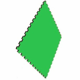 Мат-пазл зеленый