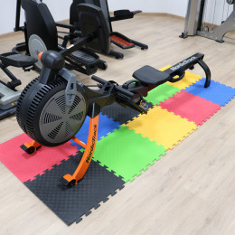 Мат-пазл повышенной плотности 48х48 см, 8 мм (Черный)