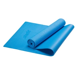 Коврик для йоги STARFIT FM-101 PVC 173x61x0,4 см, синий 1/20